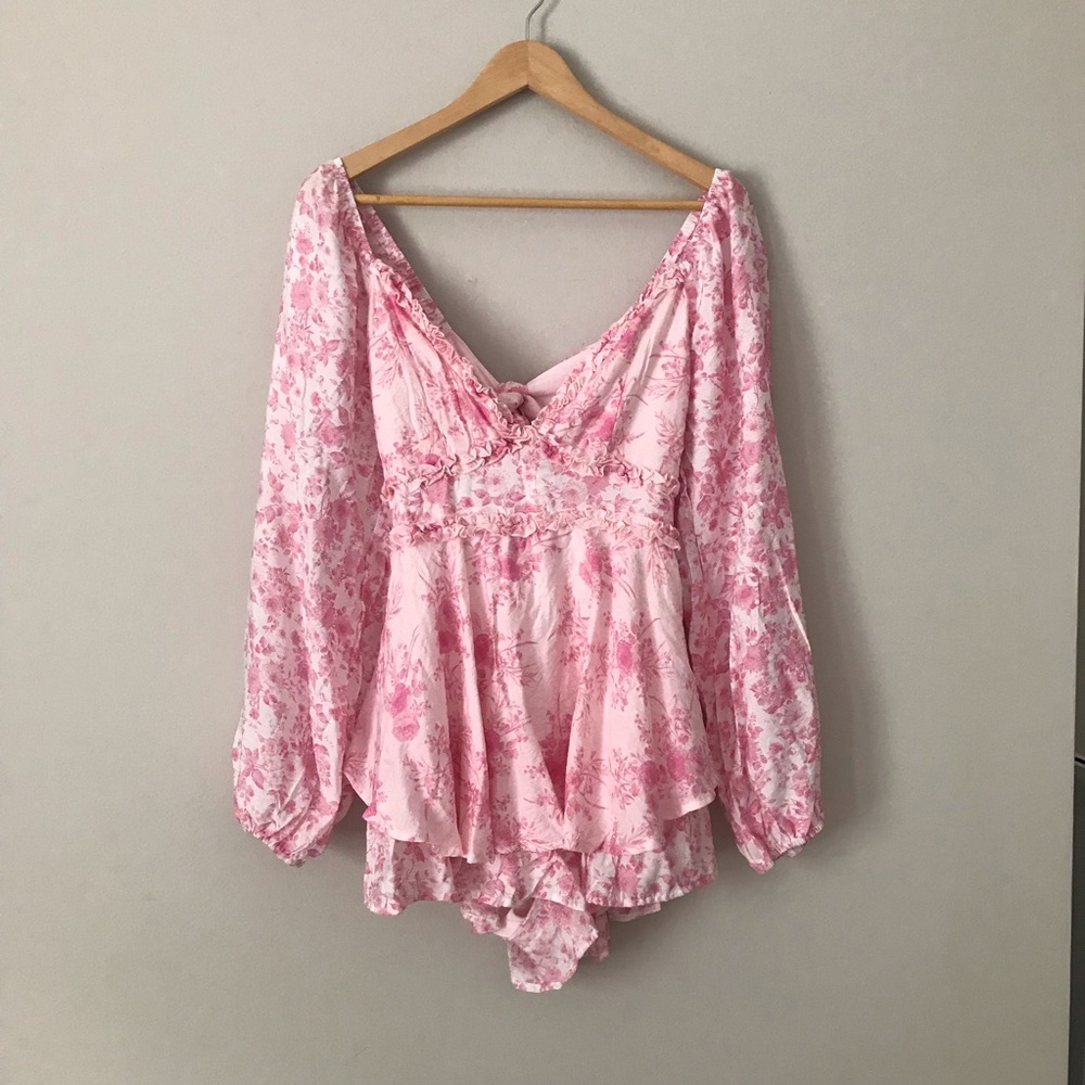 Altar D’state Pink Floral Mini Dress Small Size New with Tag